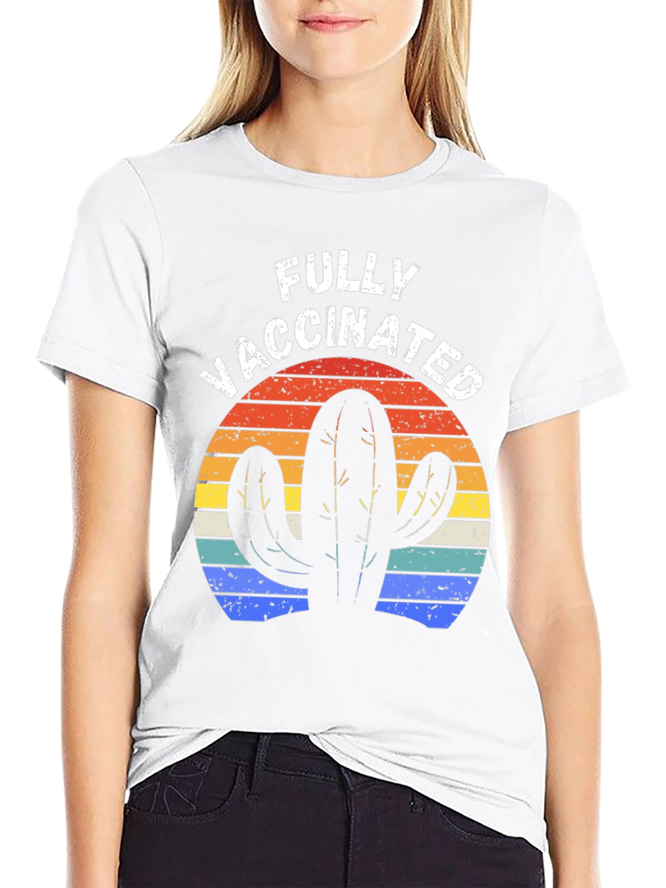 Fully Vaccinated Cactus Tee