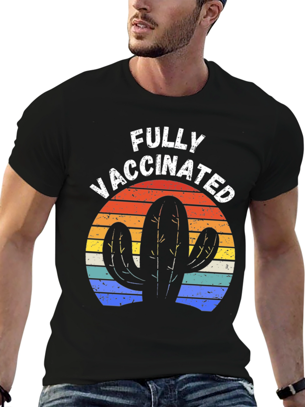 Fully Vaccinated Cactus Tee