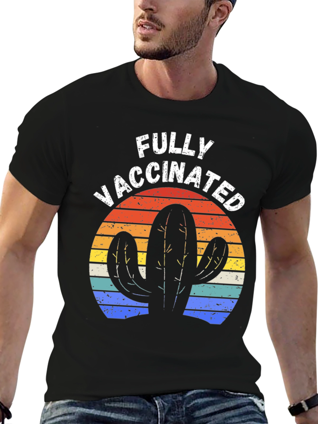 Fully Vaccinated Cactus Tee