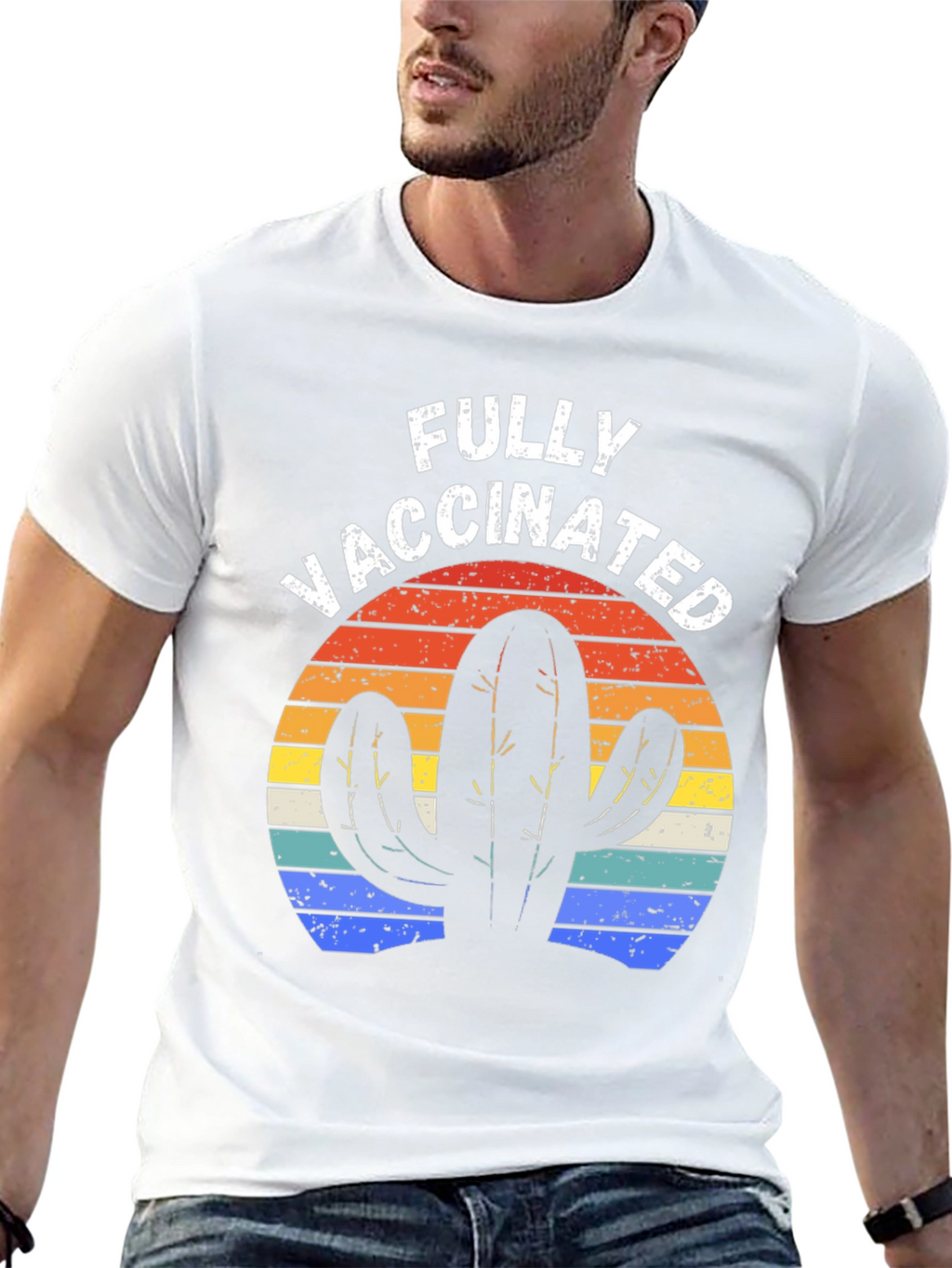 Fully Vaccinated Cactus Tee