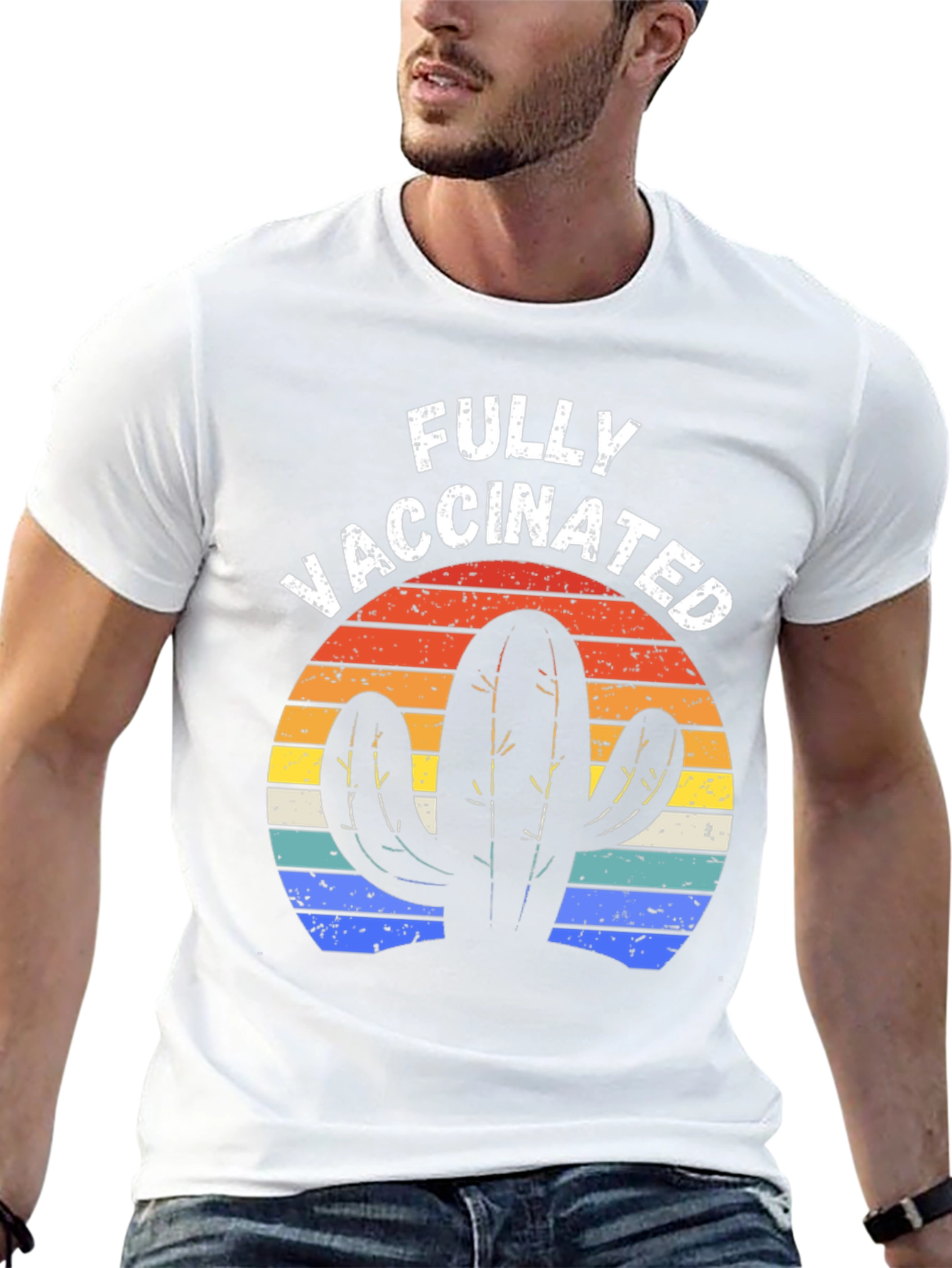 Fully Vaccinated Cactus Tee