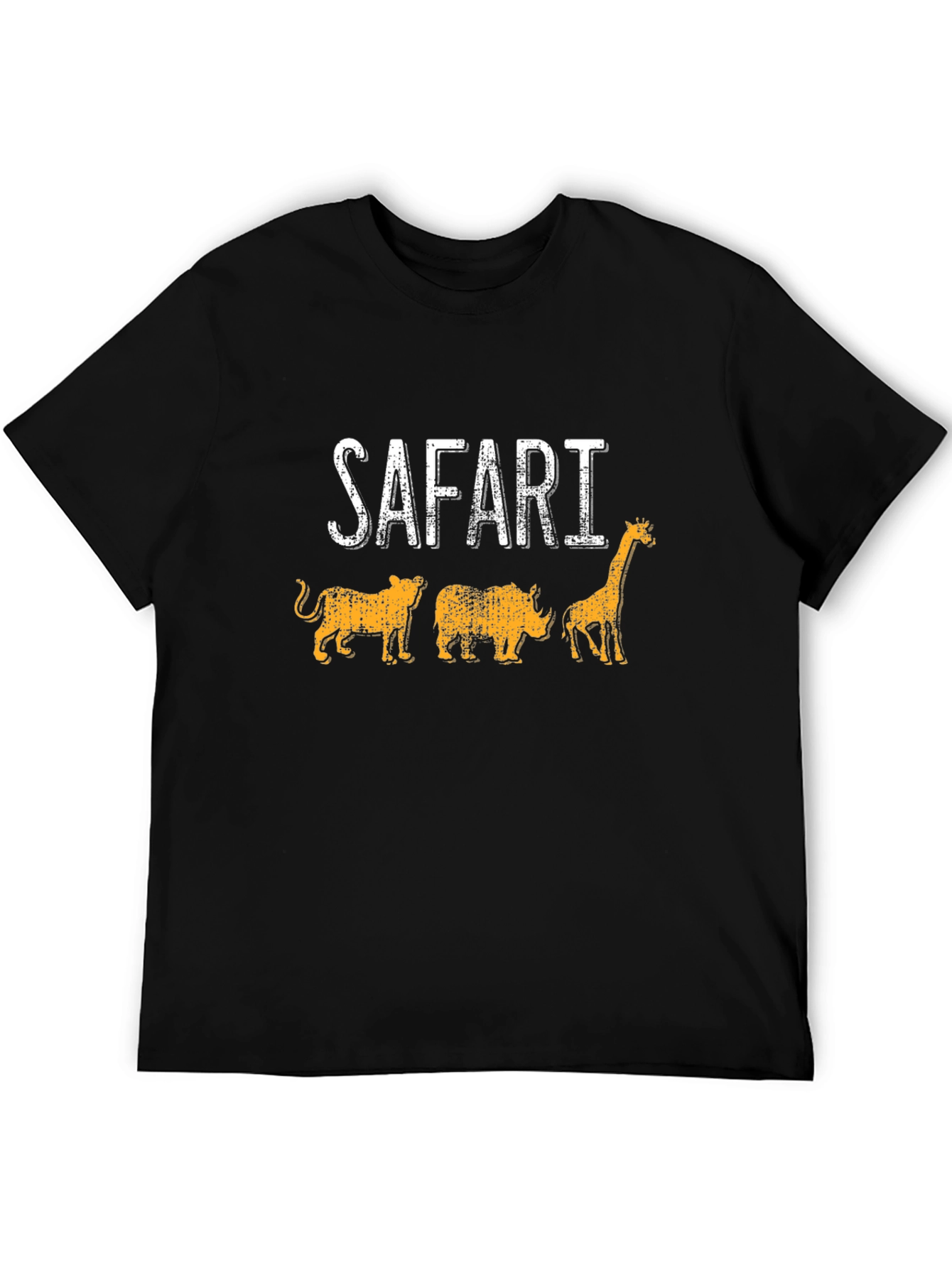 Safari Animals Graphic Print T-Shirt