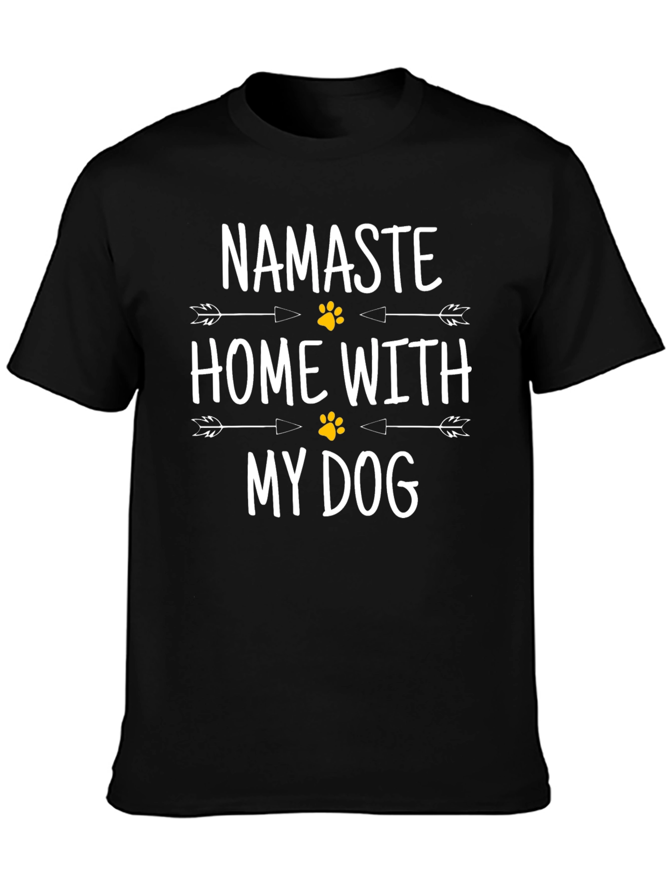 Namaste Home With My Dog T-Shirt