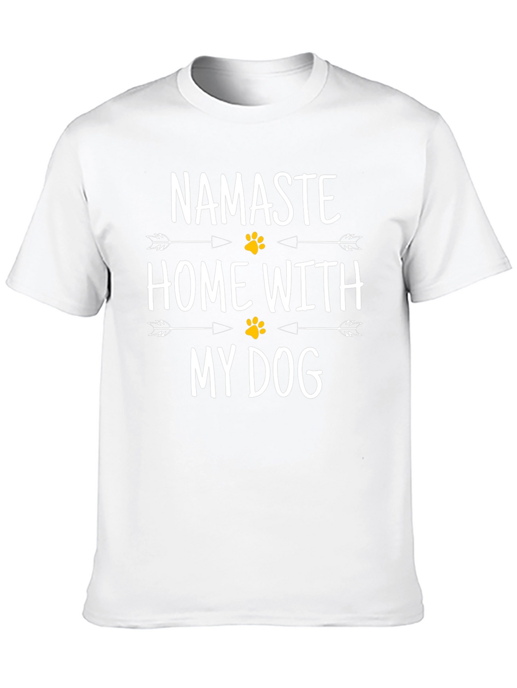 Namaste Home With My Dog T-Shirt