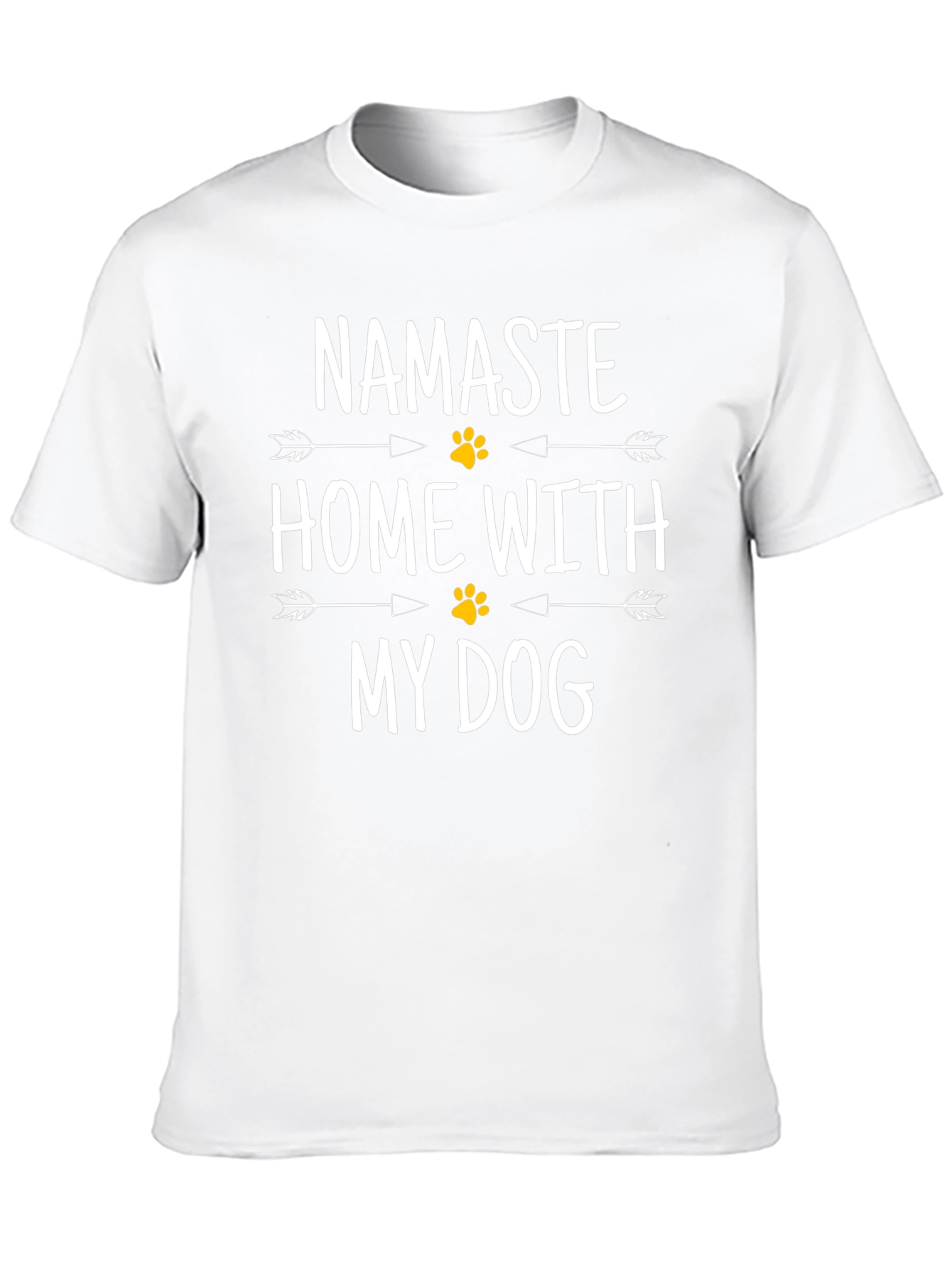 Namaste Home With My Dog T-Shirt