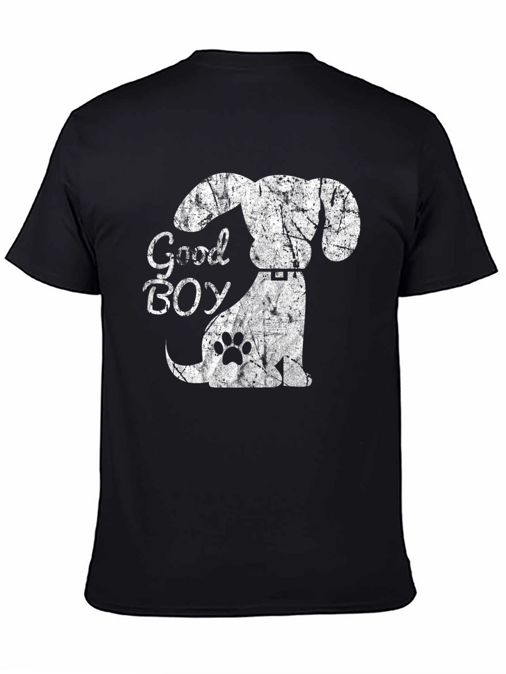 Good Boy Dog Graphic Tee - Mens Black T-Shirt