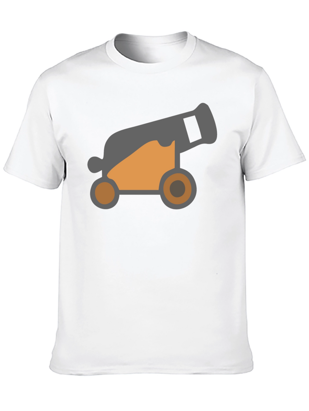 Cannon Graphic Tee - Classic Black Cotton Shirt