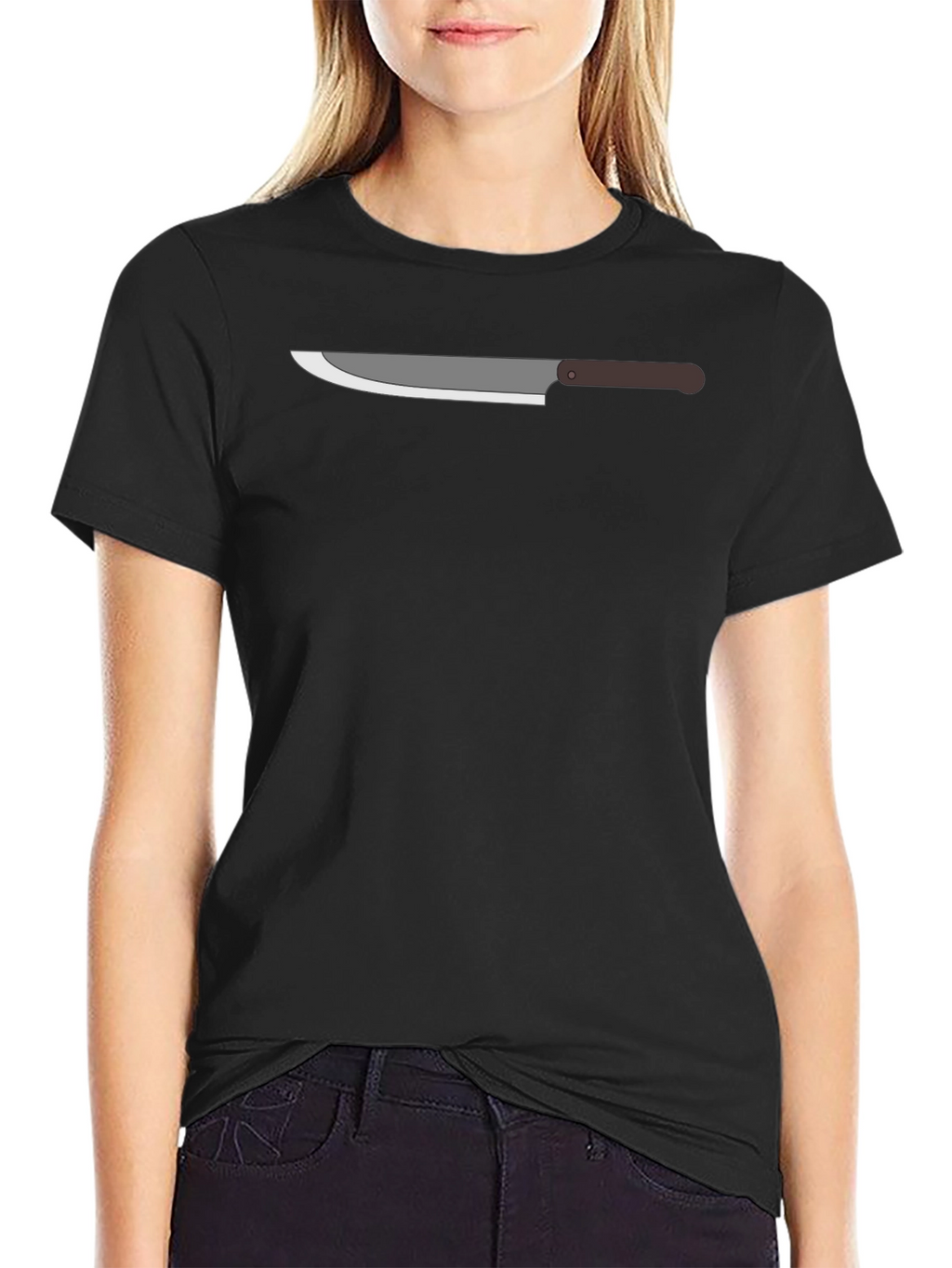 Chefs Knife Graphic Tee - Black