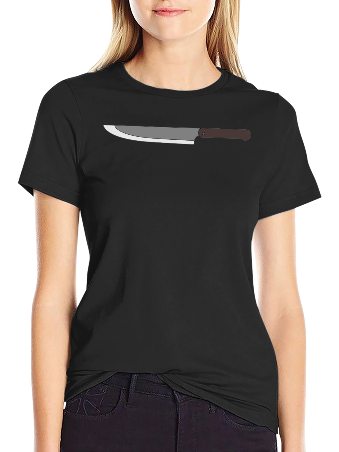 Chefs Knife Graphic Tee - Black