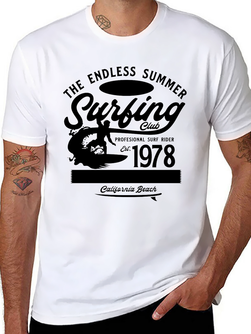 Endless Summer Surfing Club T-Shirt - California Beach
