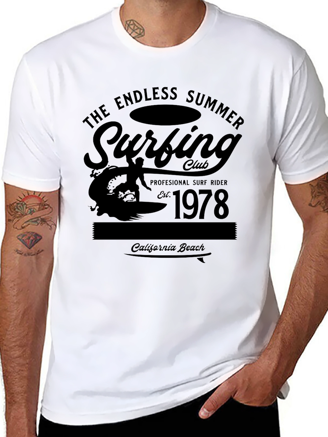 Endless Summer Surfing Club T-Shirt - California Beach