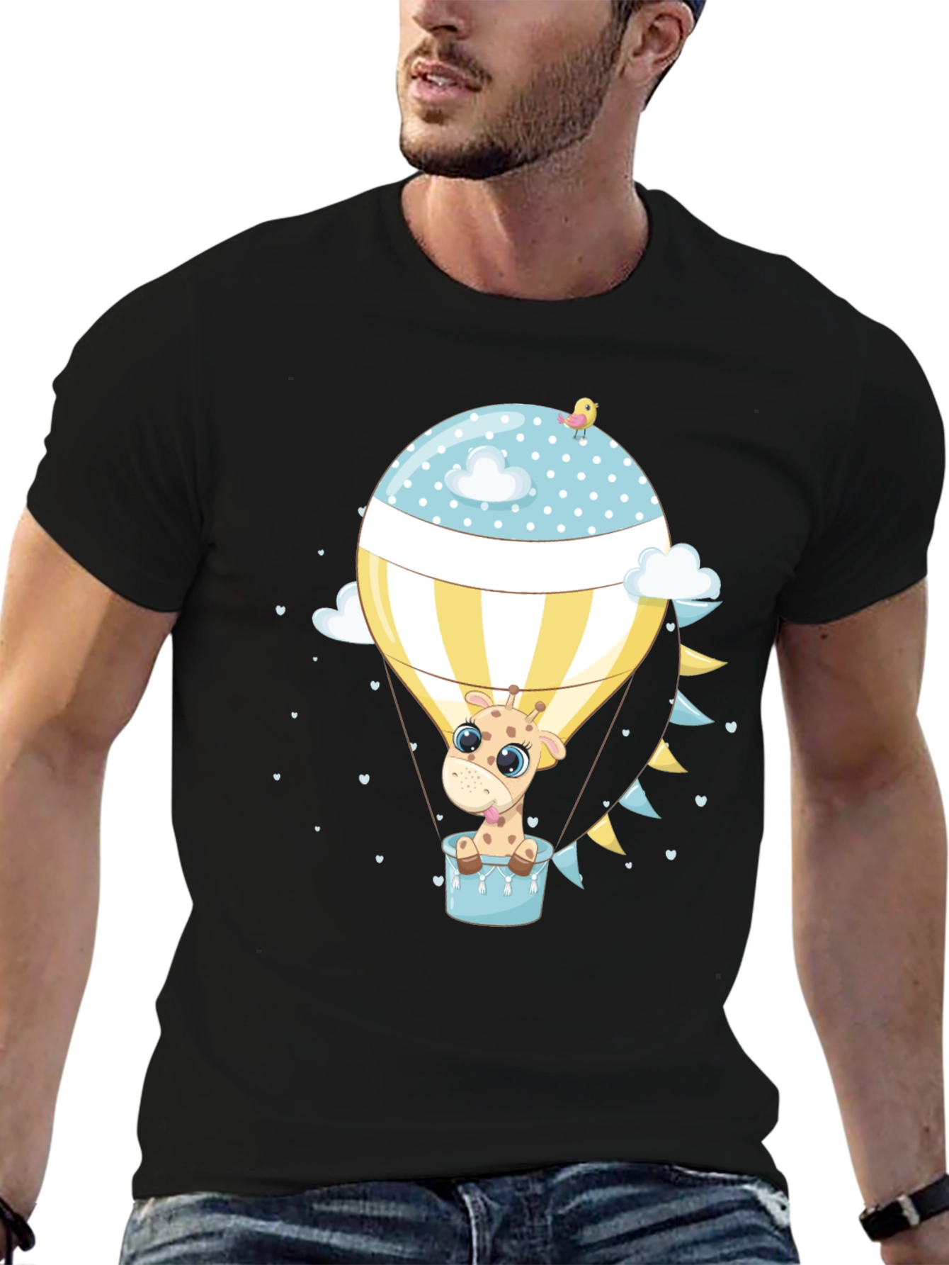 Giraffe Balloon T-Shirt