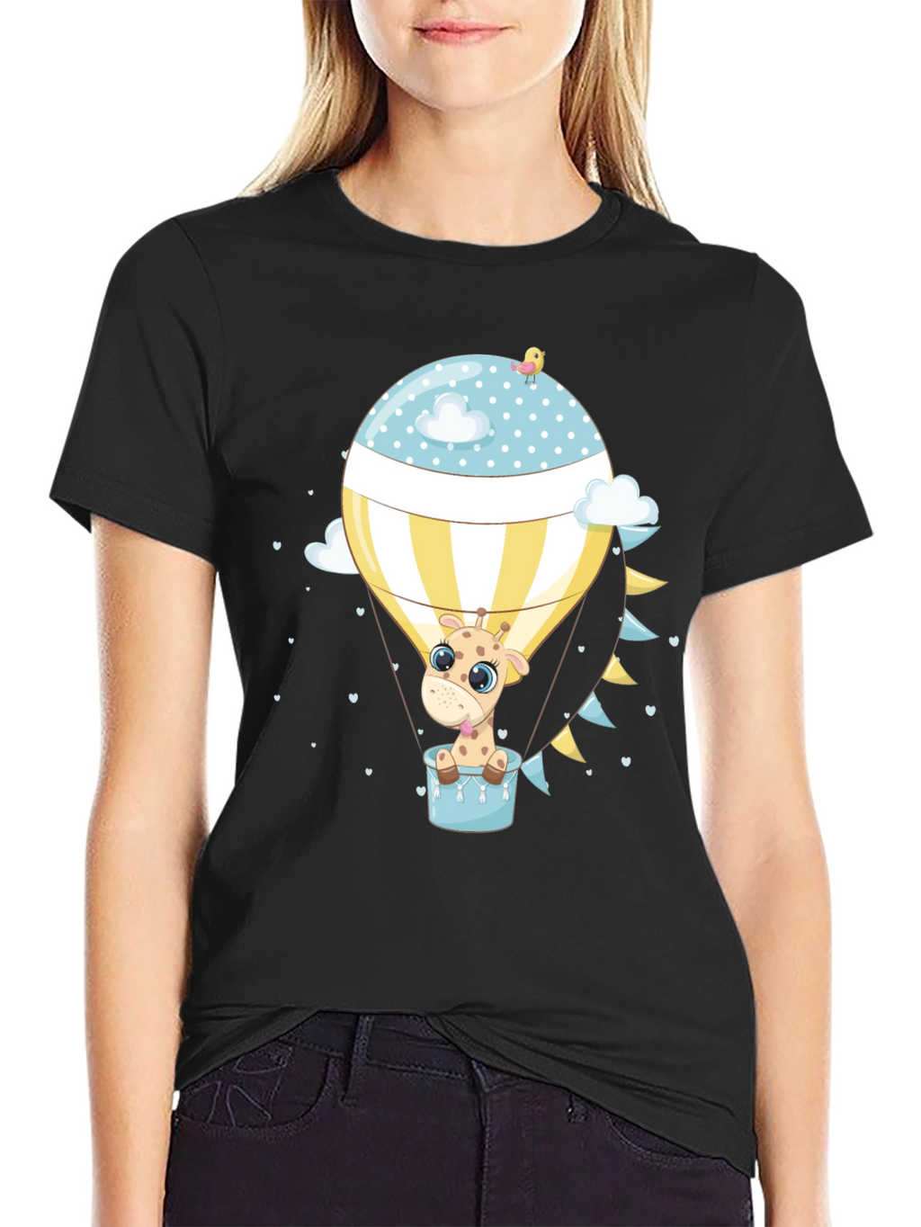 Giraffe Balloon T-Shirt