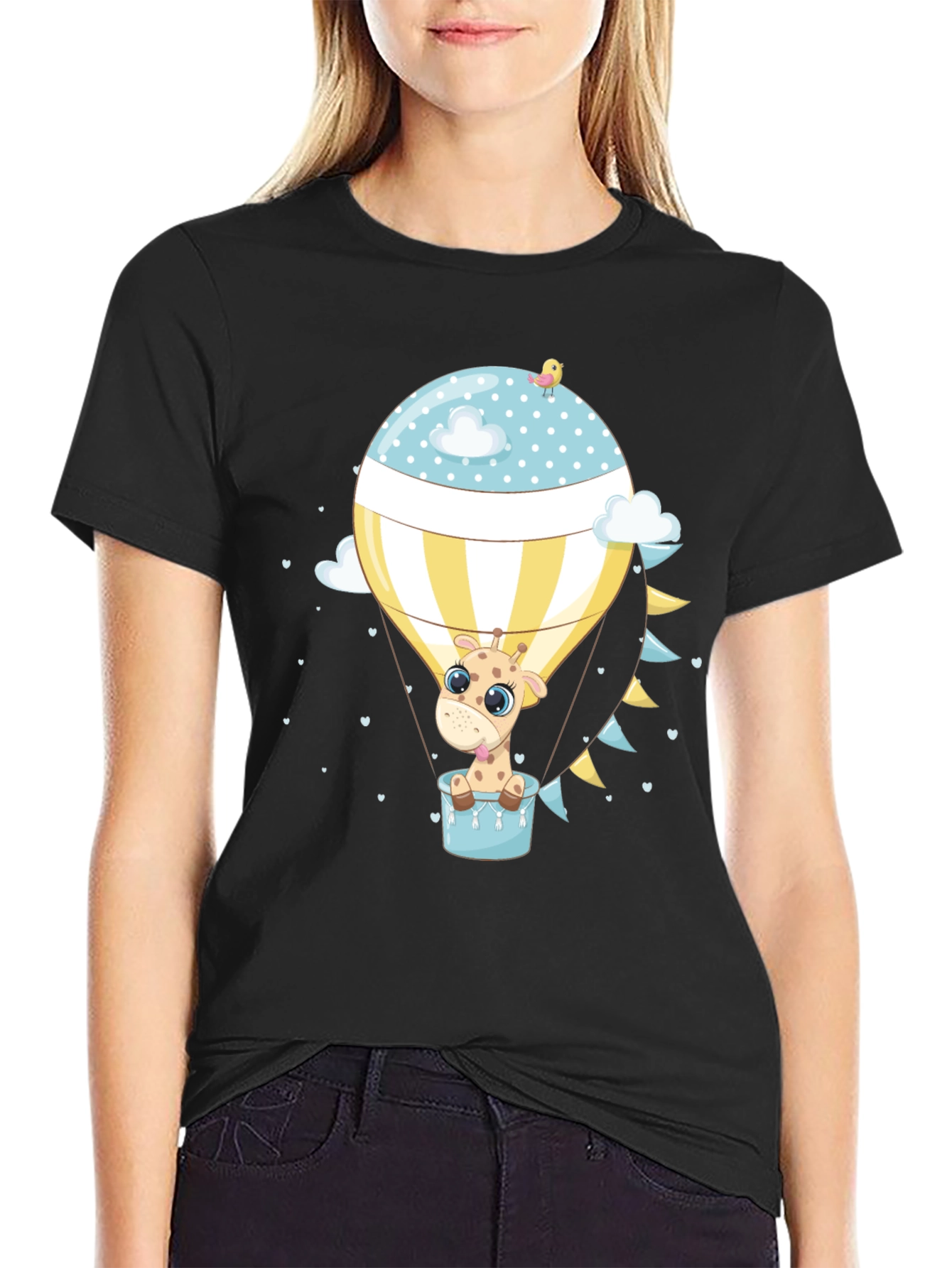 Giraffe Balloon T-Shirt
