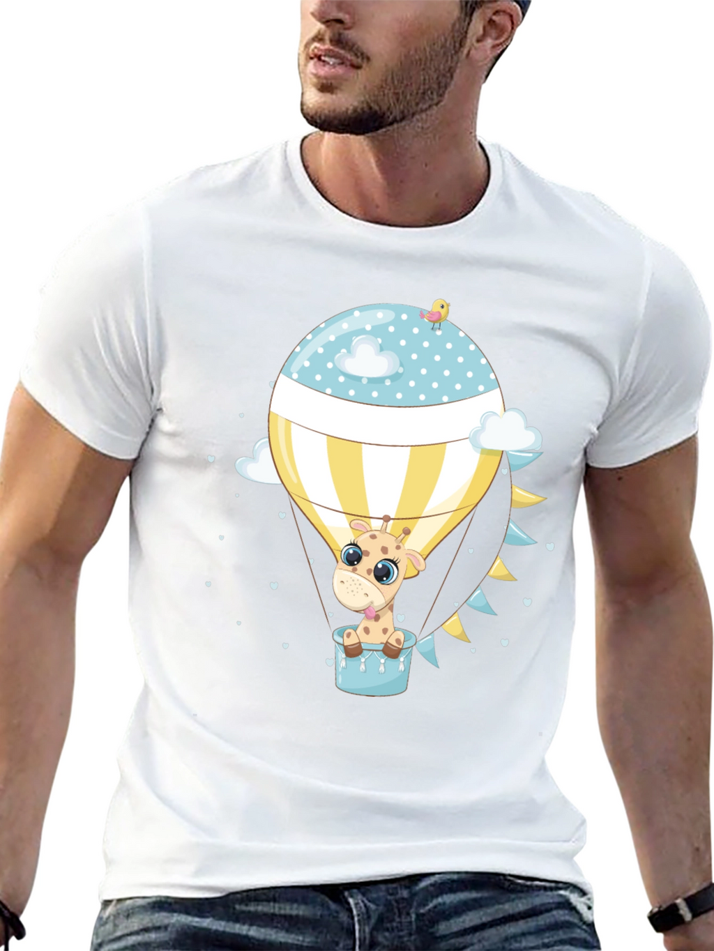 Giraffe Balloon T-Shirt