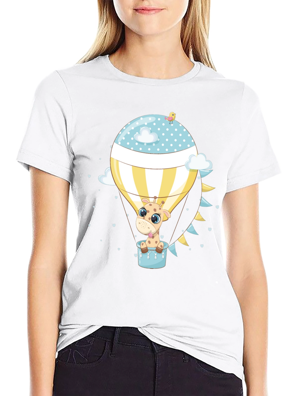 Giraffe Balloon T-Shirt