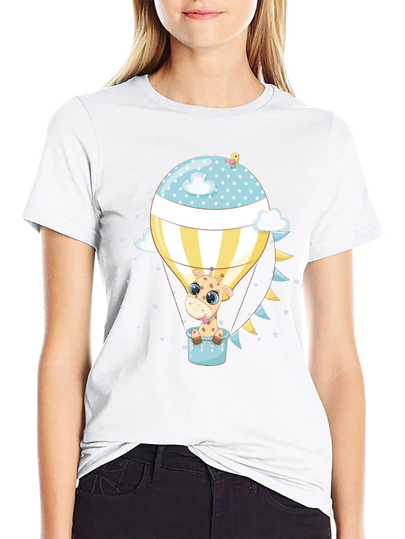 Giraffe Balloon T-Shirt