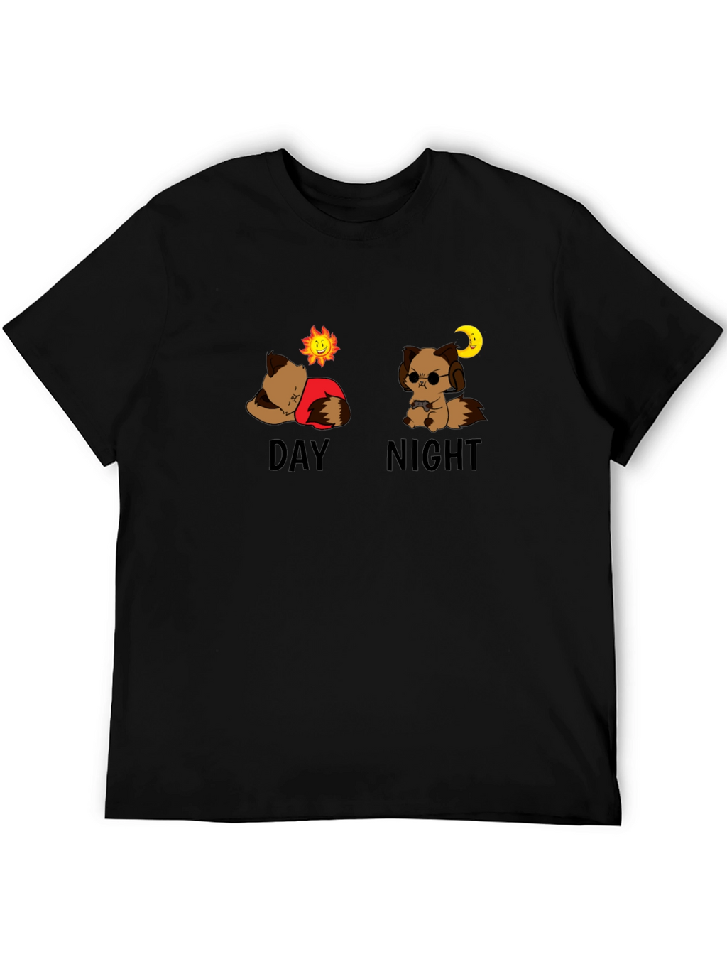 Day & Night Graphic T-Shirt
