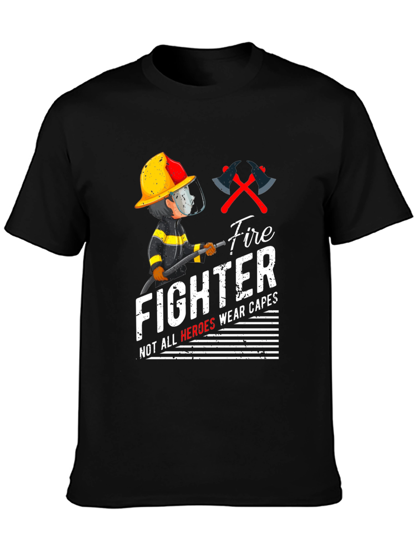Firefighter Heroes Graphic T-Shirt