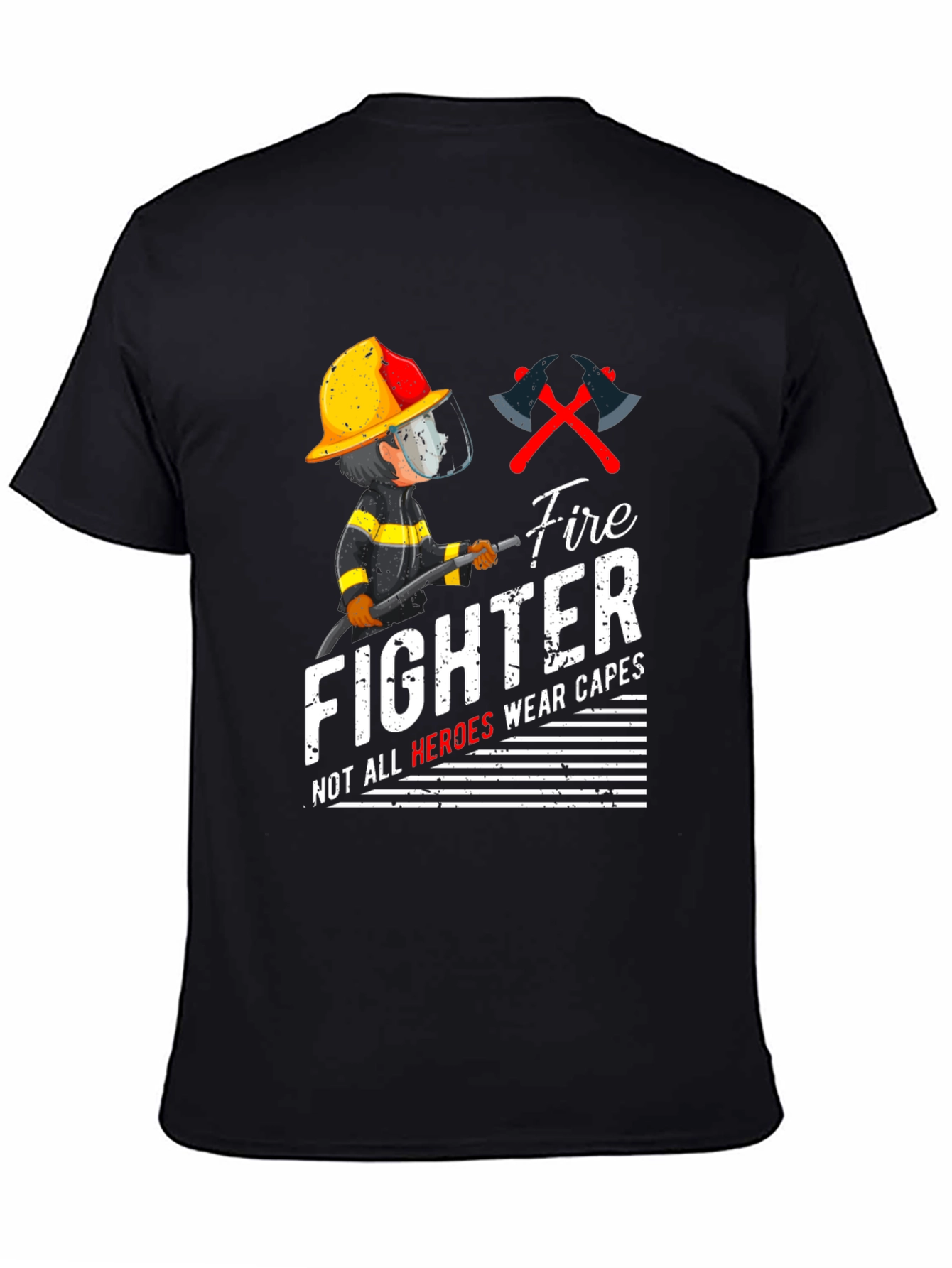Firefighter Heroes Graphic T-Shirt