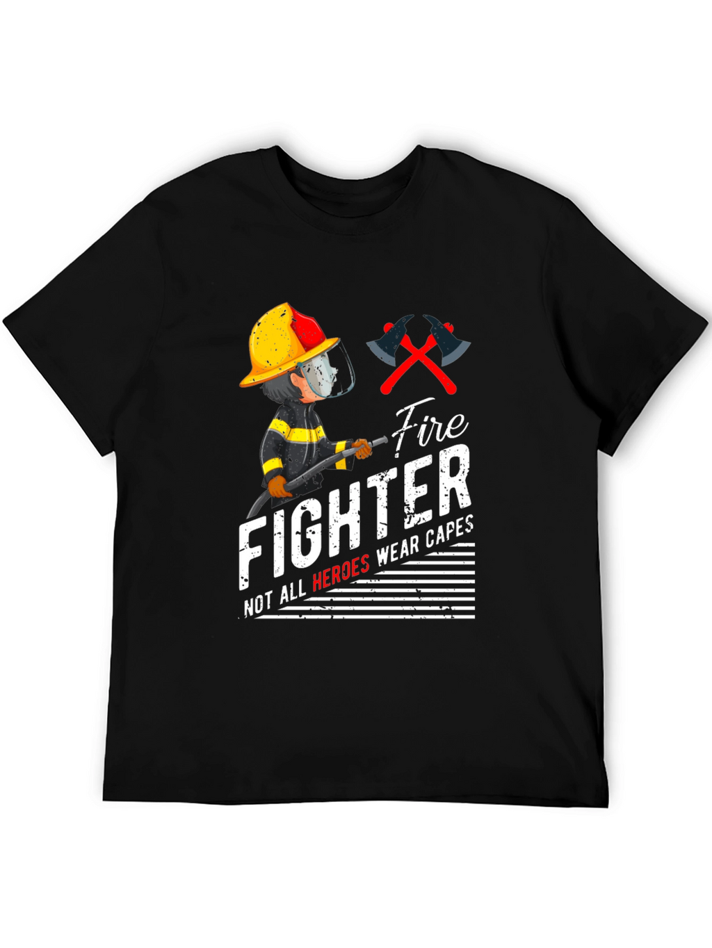 Firefighter Heroes Graphic T-Shirt