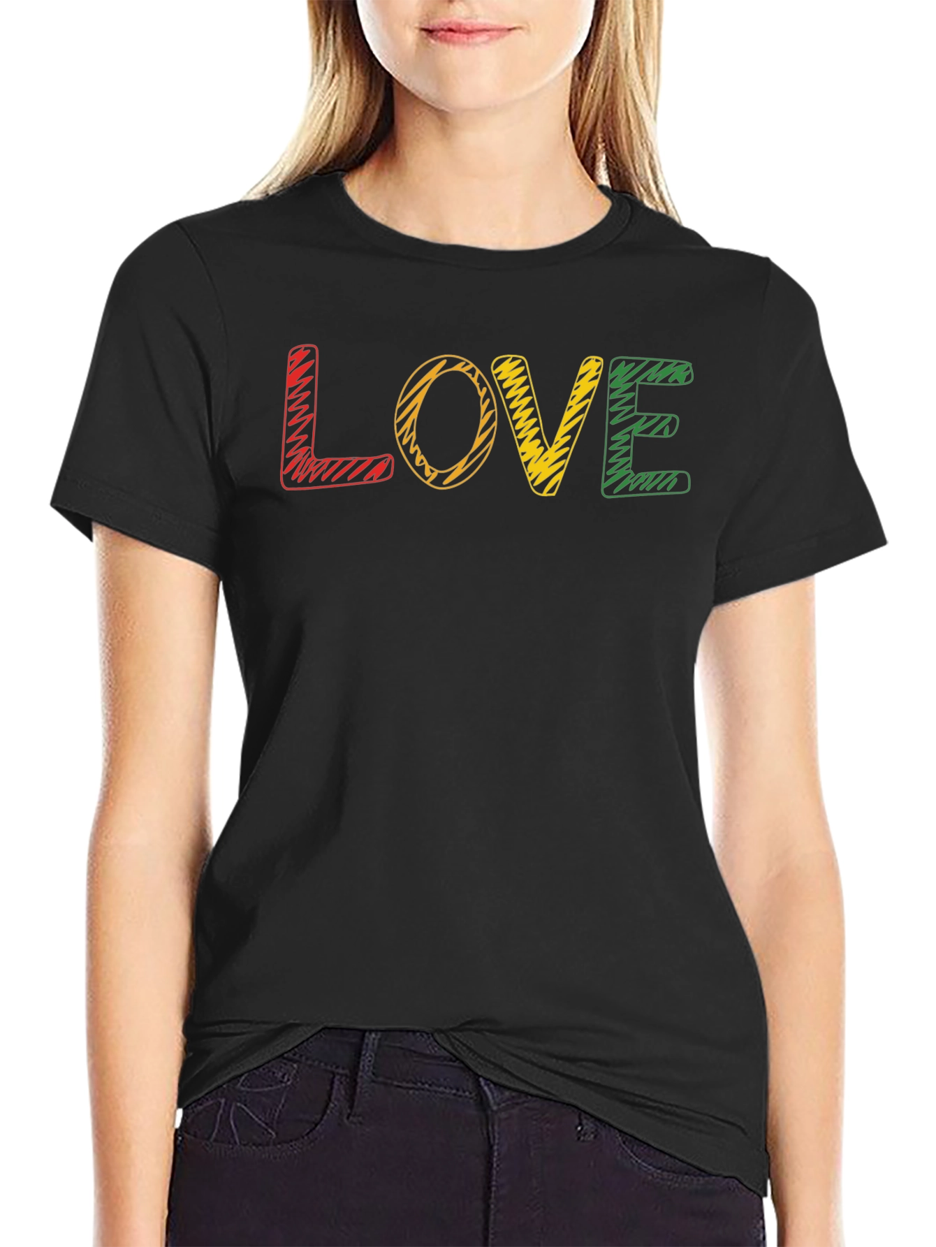 Rasta Love T-Shirt - Reggae Inspired Graphic Tee