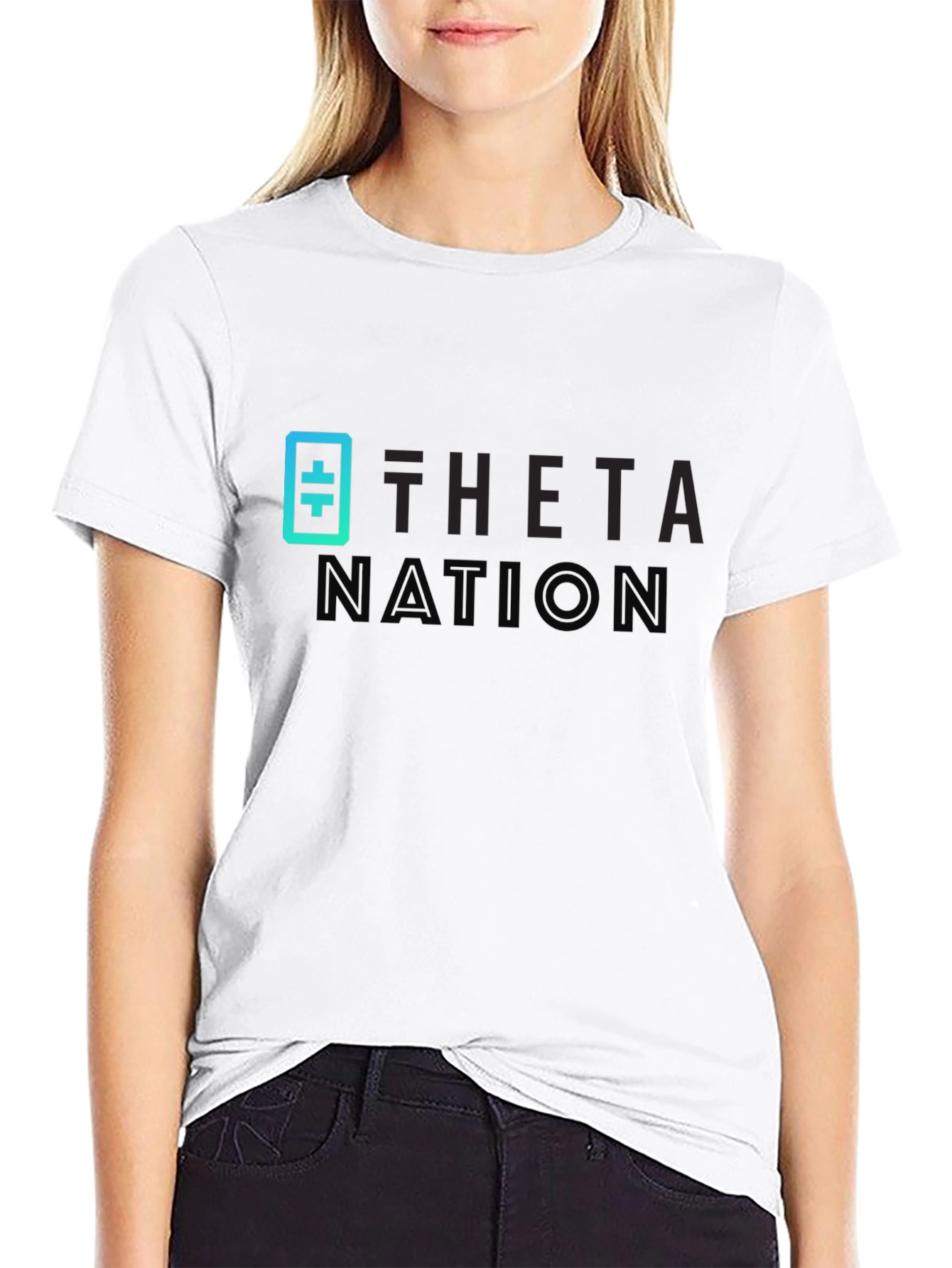 Theta Nation Black T-Shirt