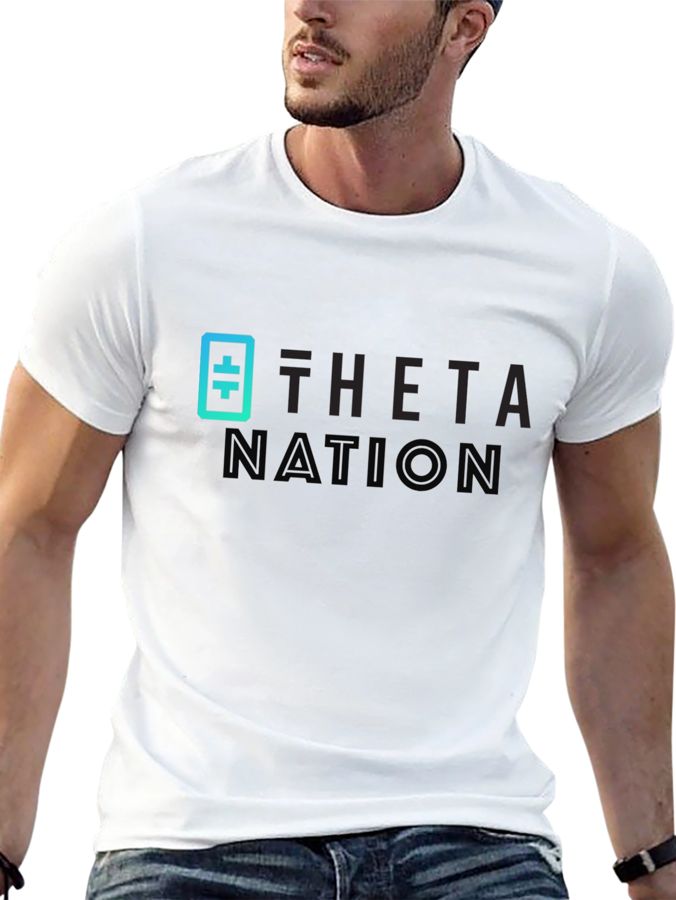 Theta Nation Black T-Shirt
