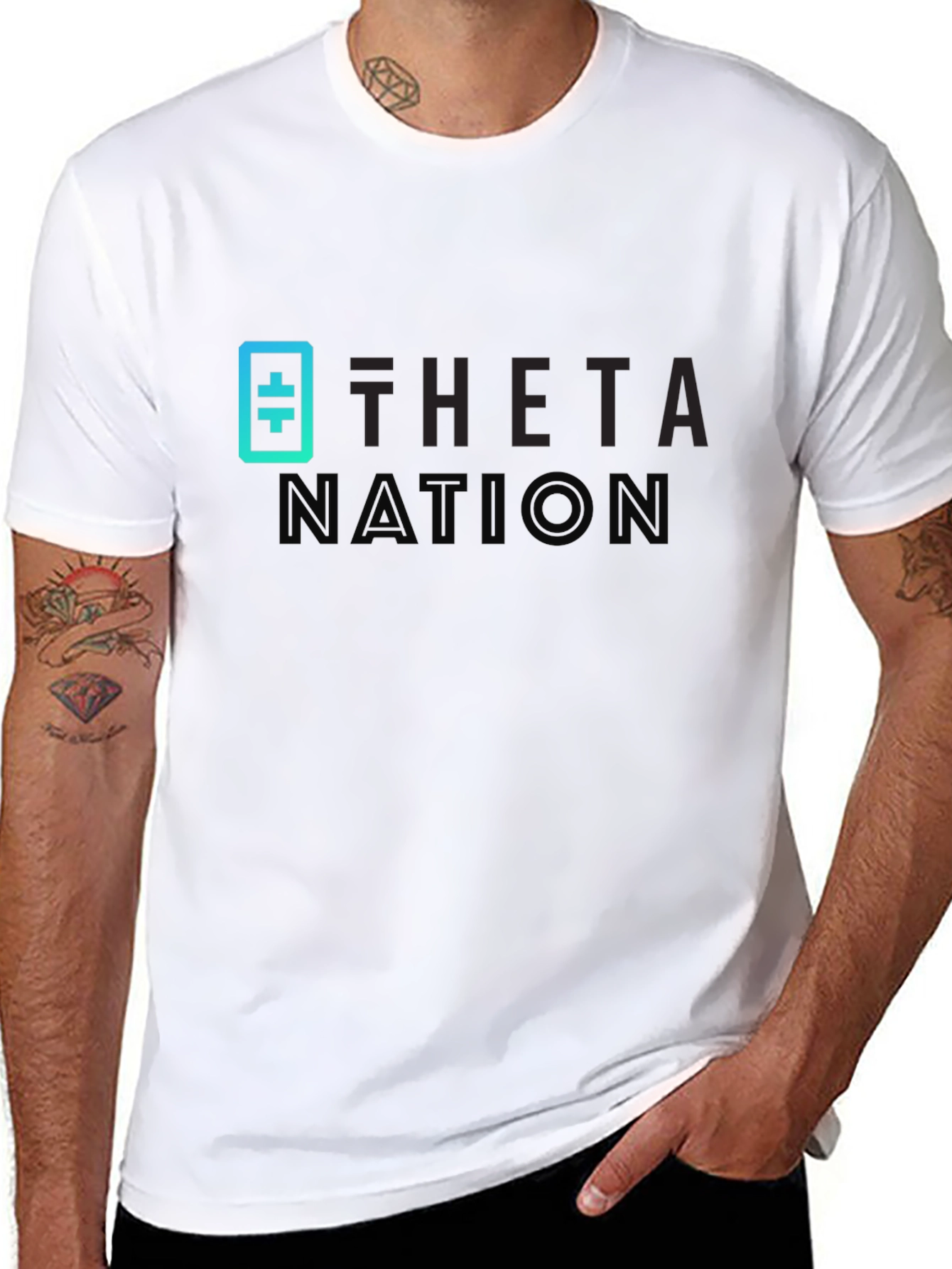 Theta Nation Black T-Shirt