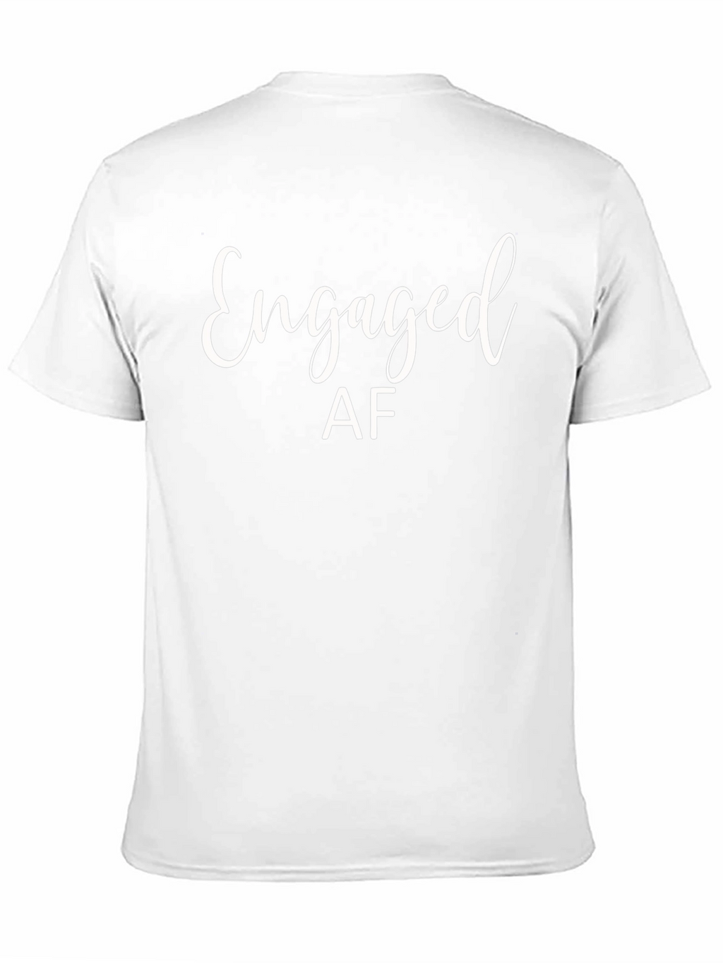 Engaged AF Black T-Shirt - Engagement Gift