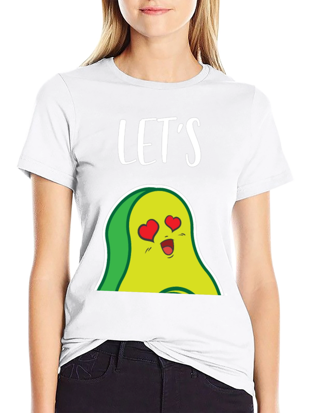 Lets Avocado In Love Graphic T-Shirt