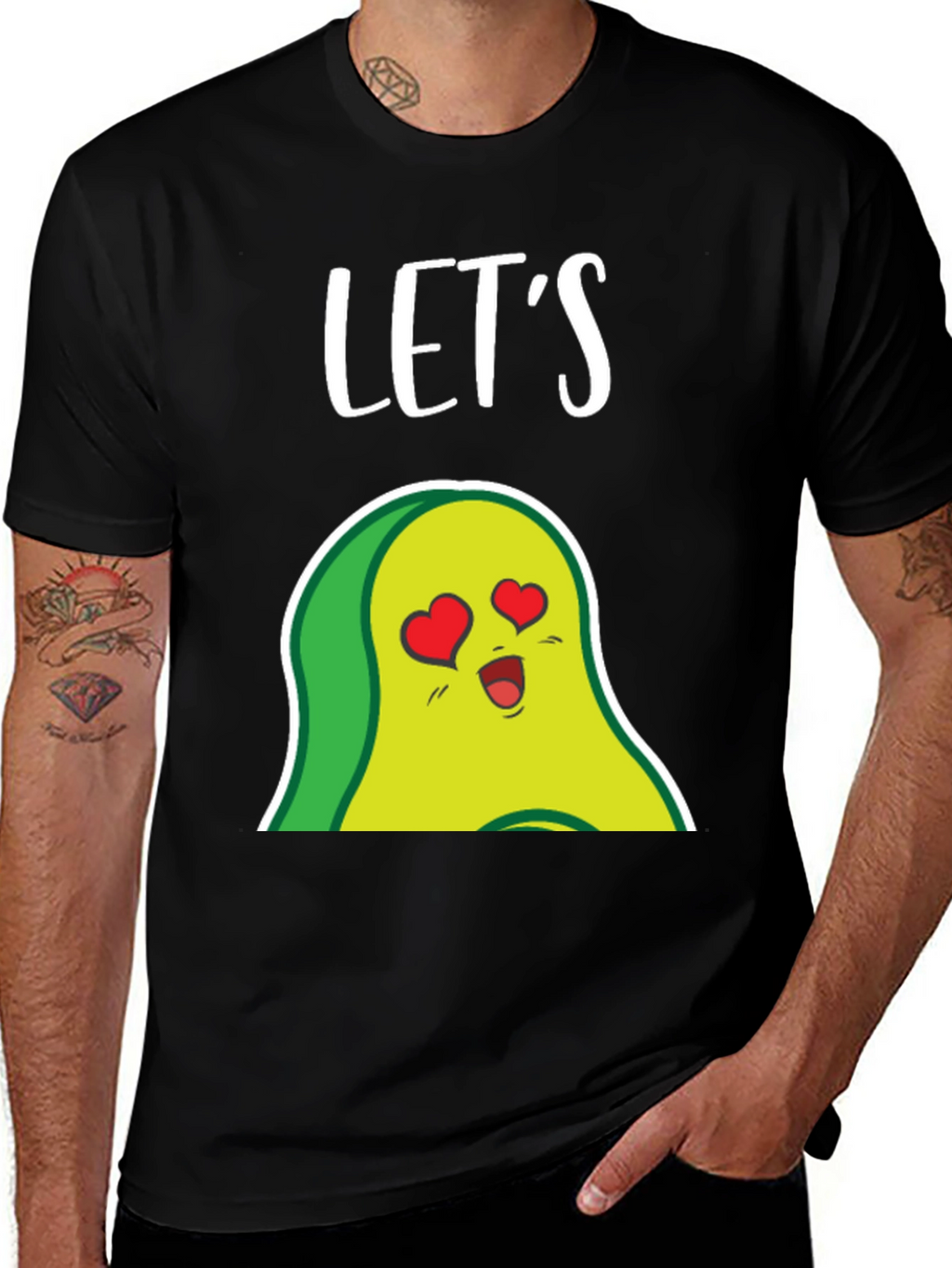 Lets Avocado In Love Graphic T-Shirt