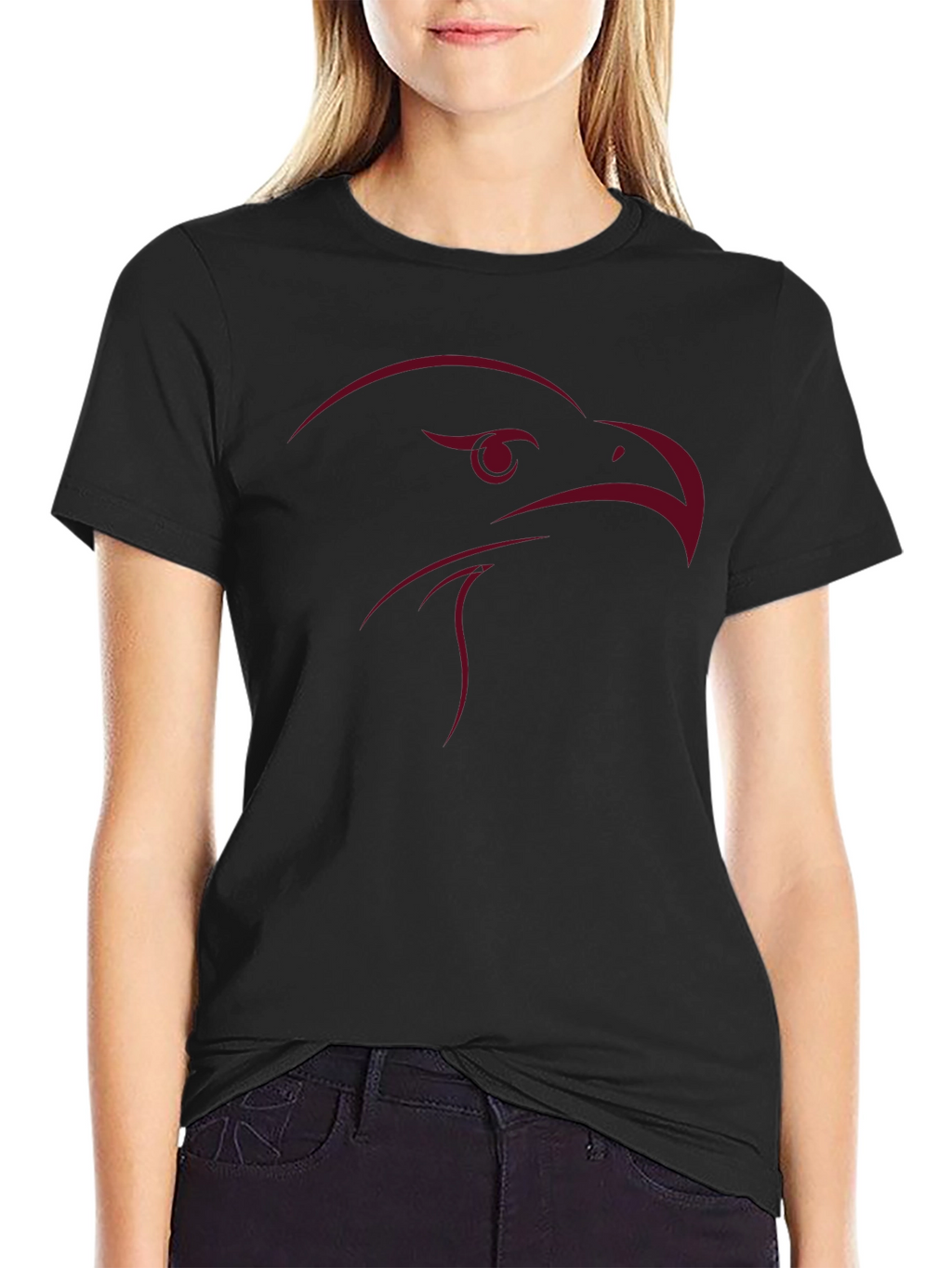 Bold Eagle Graphic T-Shirt - Mens Black Tee