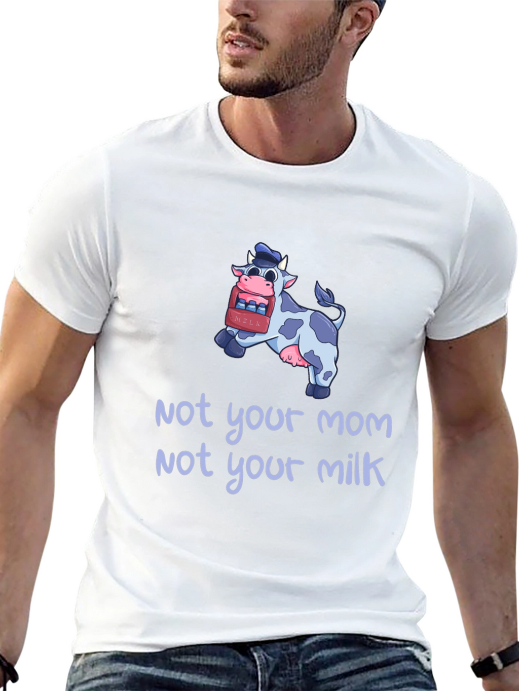 Not Your Mom Not Your Milk Vegan T-Shirt