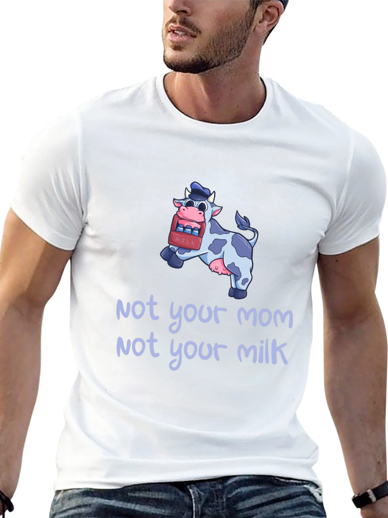 Not Your Mom Not Your Milk Vegan T-Shirt