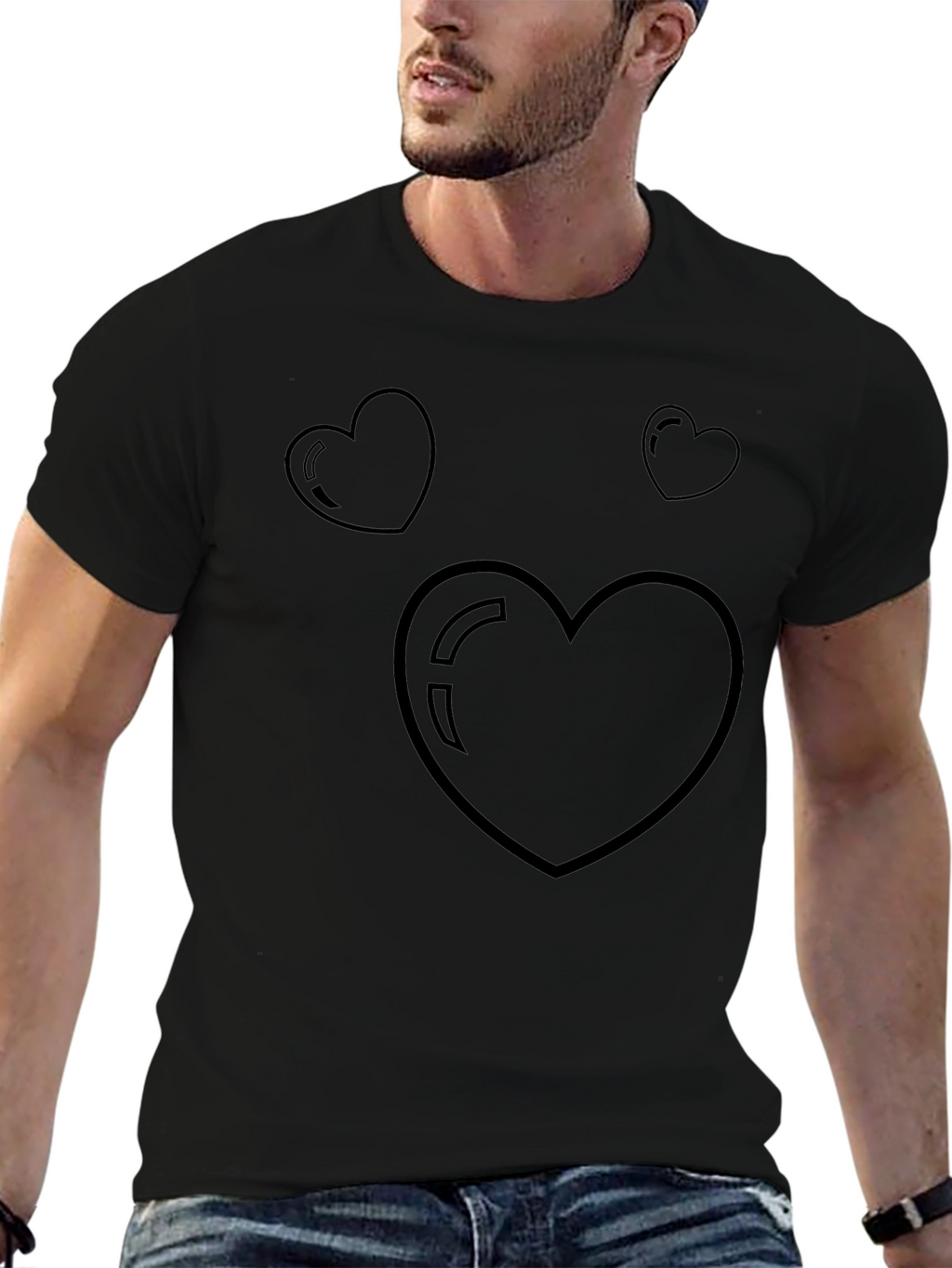 Heart Graphic Tee - Stylish Casual Wear