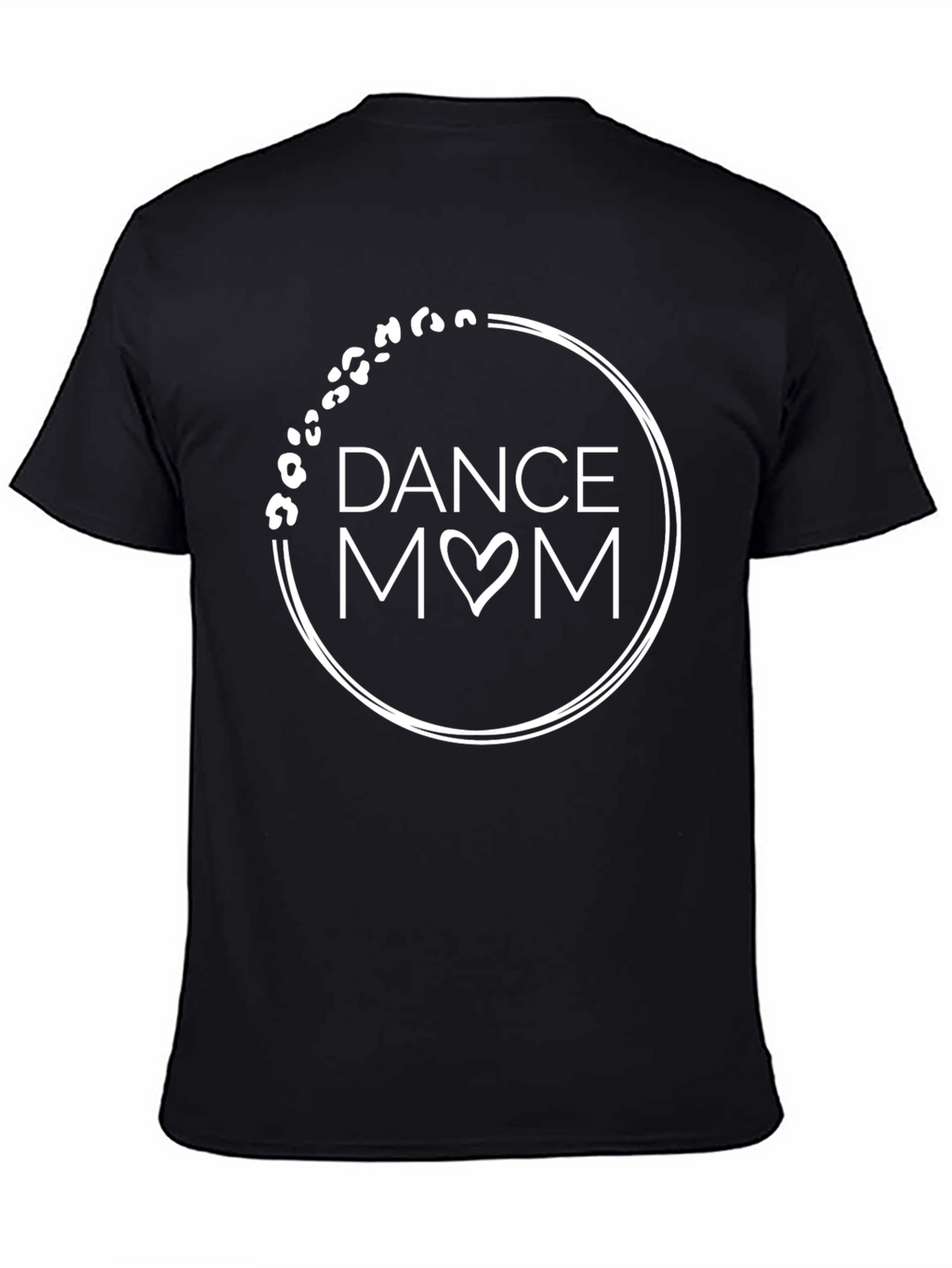 Dance Mom T-Shirt - Leopard Print Circle