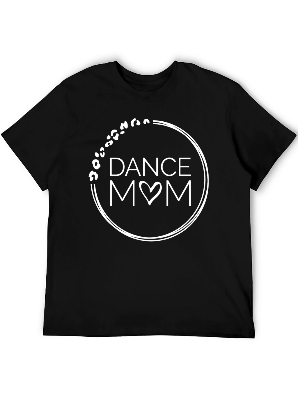 Dance Mom T-Shirt - Leopard Print Circle
