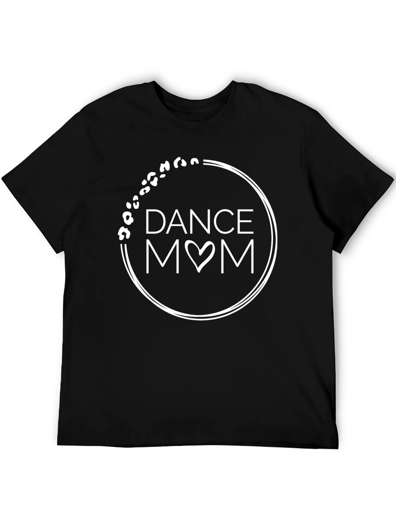 Dance Mom T-Shirt - Leopard Print Circle