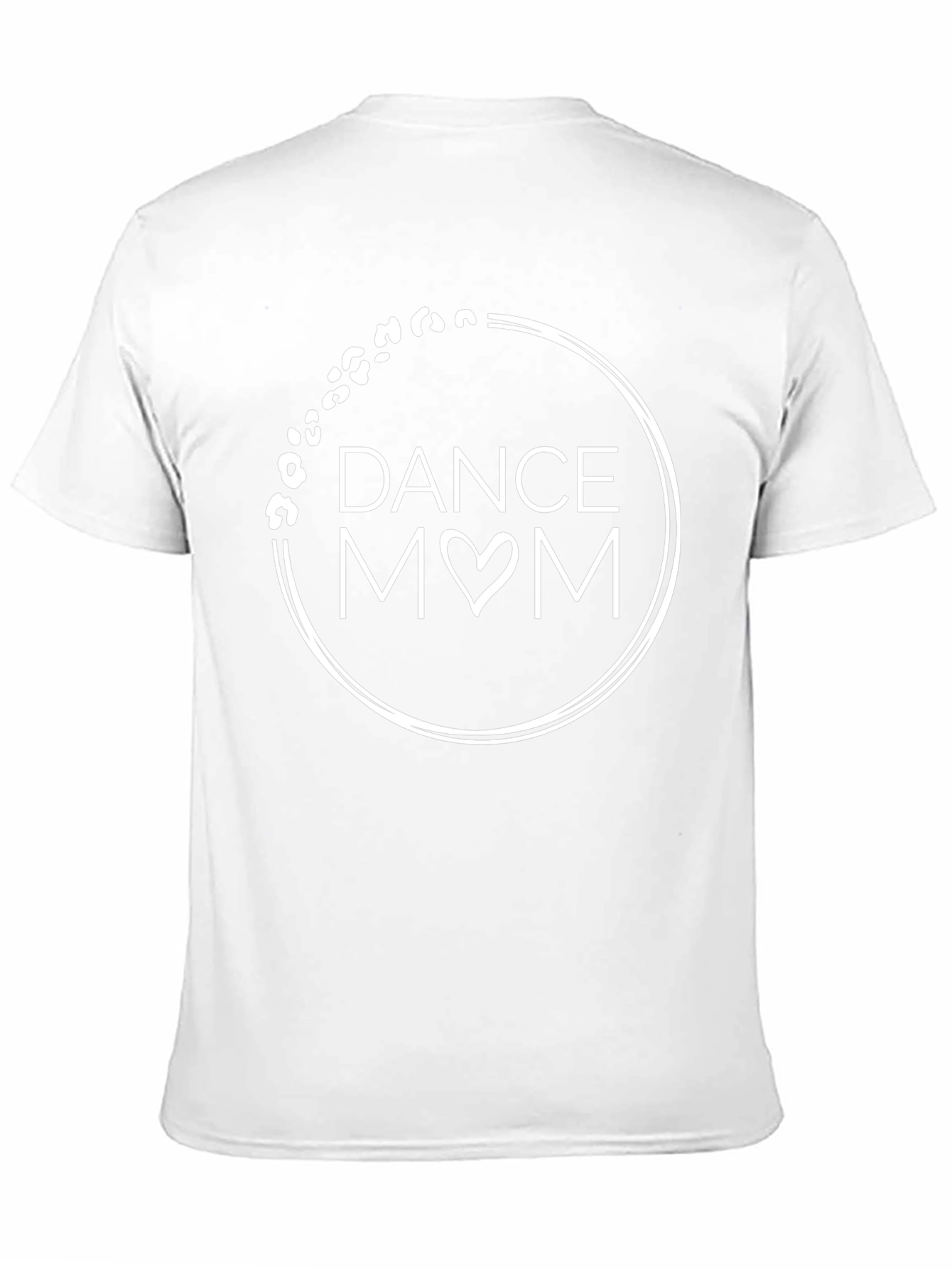Dance Mom T-Shirt - Leopard Print Circle