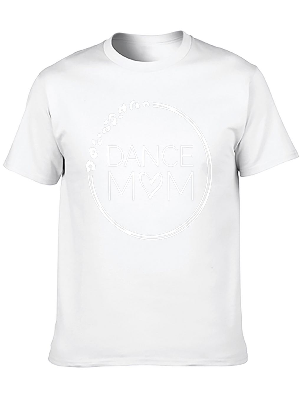 Dance Mom T-Shirt - Leopard Print Circle