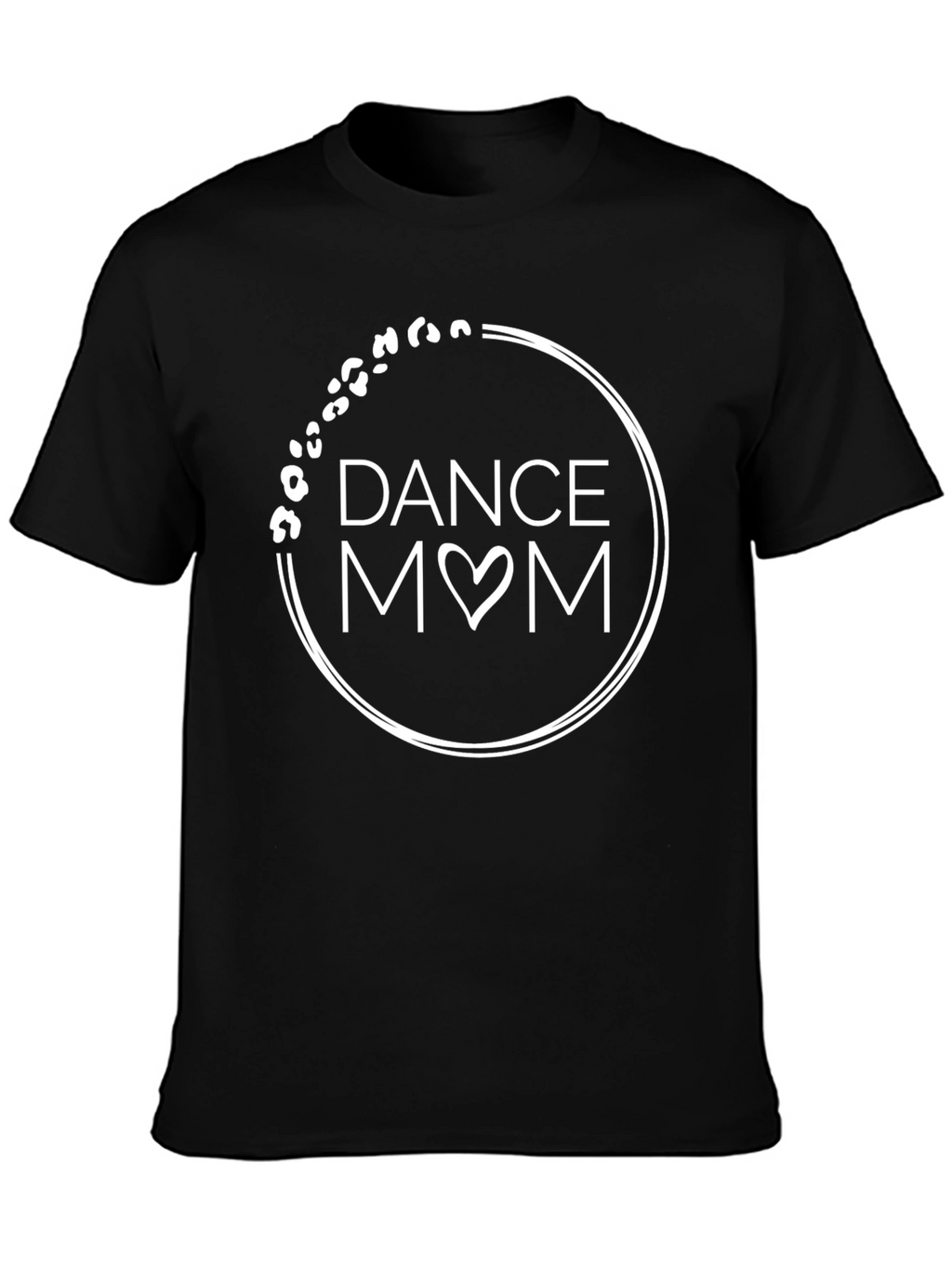 Dance Mom T-Shirt - Leopard Print Circle