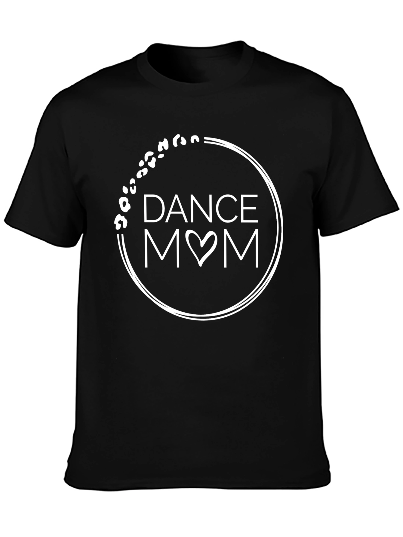 Dance Mom T-Shirt - Leopard Print Circle