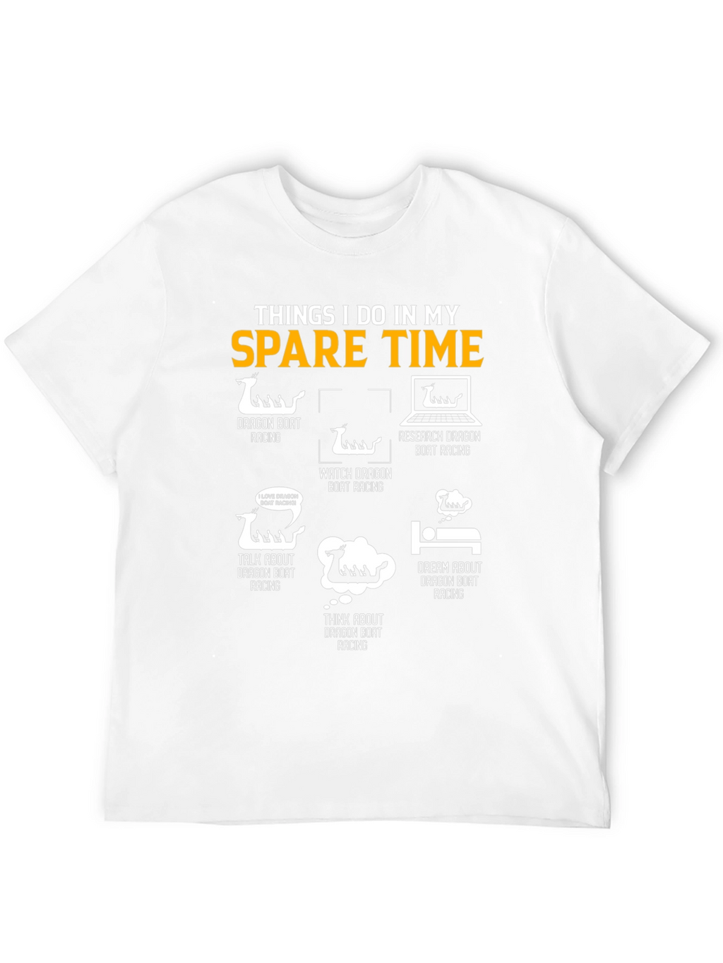 Dragon Boat Racing Spare Time Graphic Tee