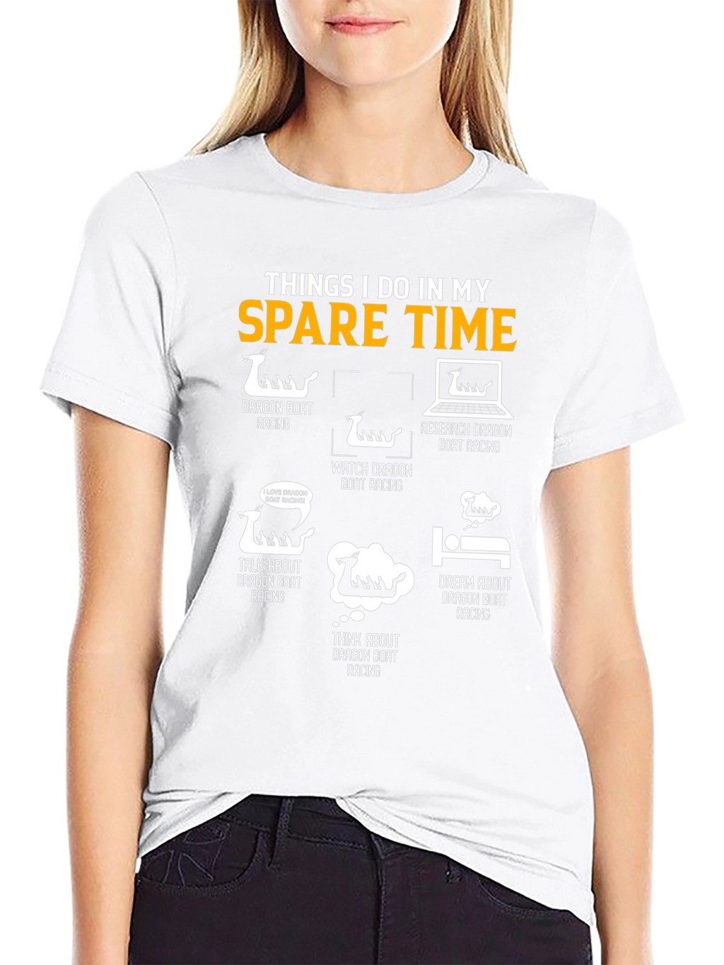 Dragon Boat Racing Spare Time Graphic Tee