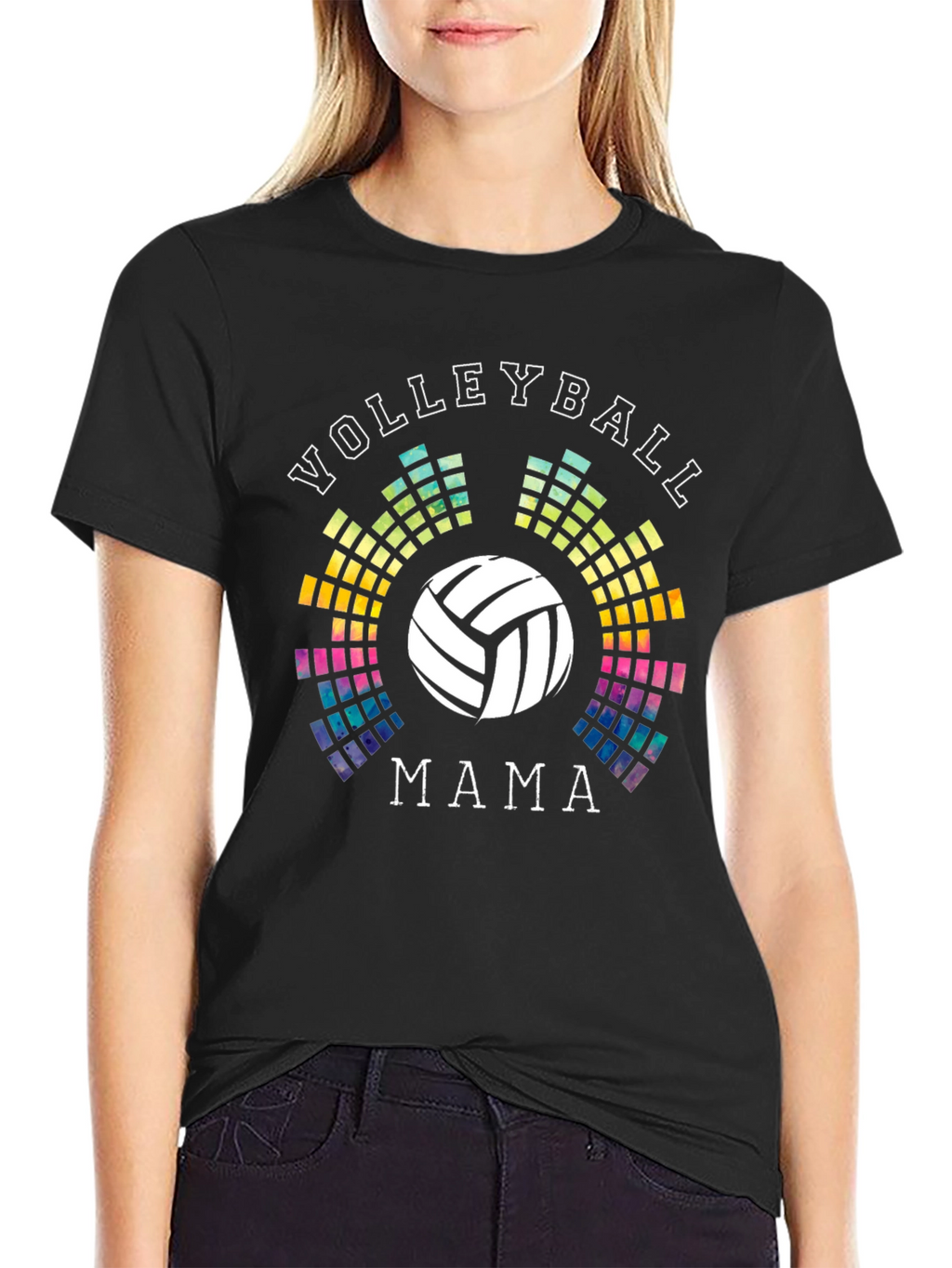 Volleyball Mama Graphic T-Shirt