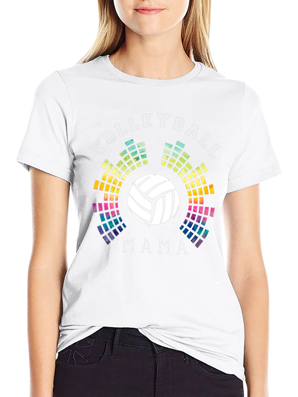 Volleyball Mama Graphic T-Shirt