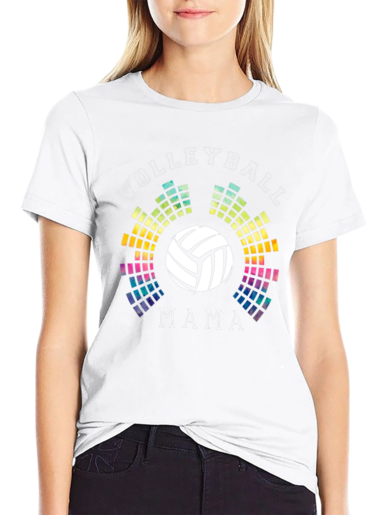 Volleyball Mama Graphic T-Shirt