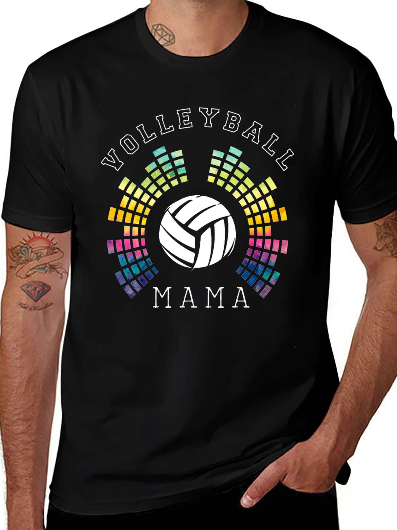 Volleyball Mama Graphic T-Shirt
