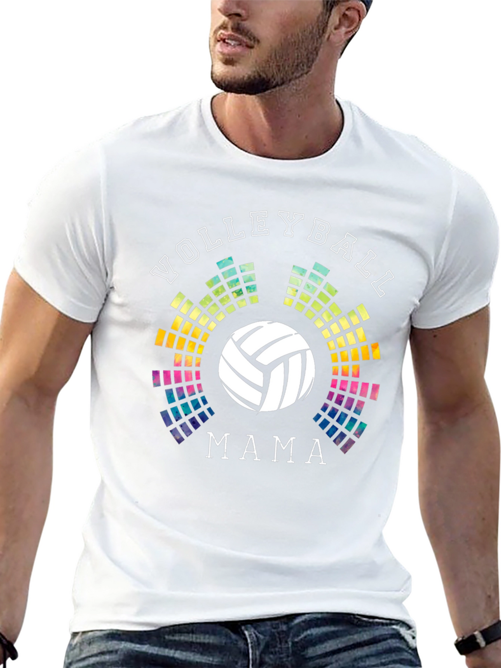 Volleyball Mama Graphic T-Shirt